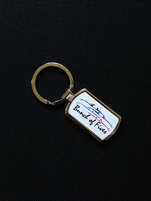 Bunch of Fives MX-5 Keyring